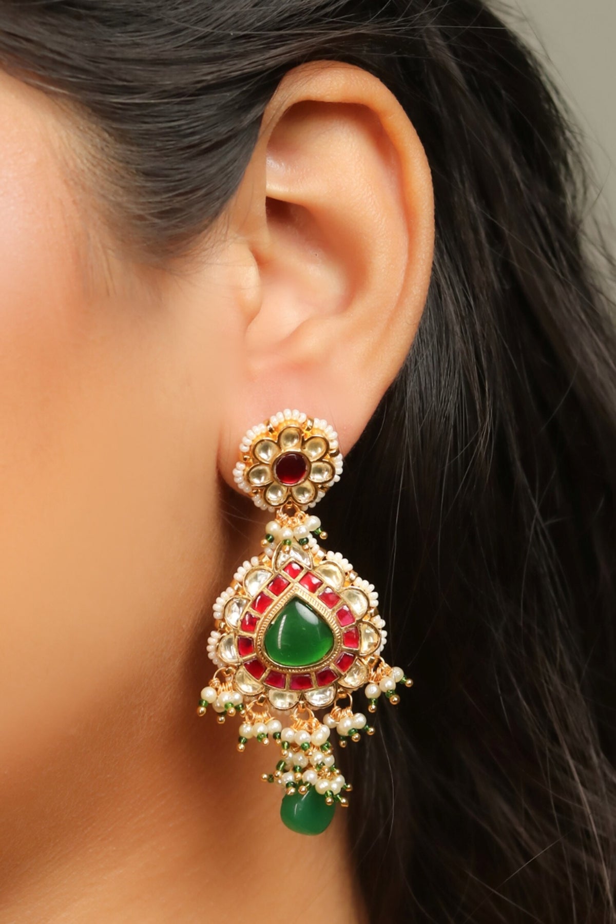 Tear Drop Shaped Earrings 