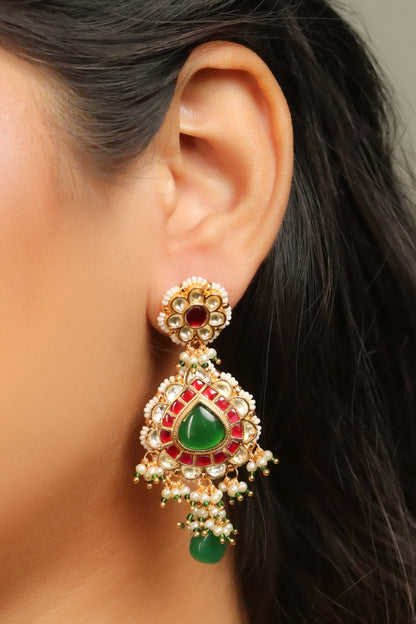 Tear Drop Shaped Earrings 