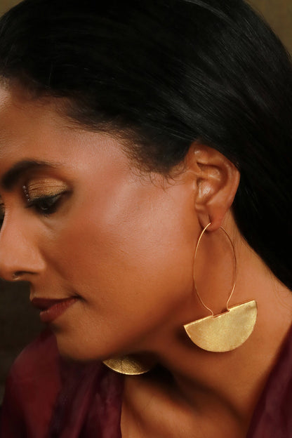 Taco Shaped Dangler Earrings 