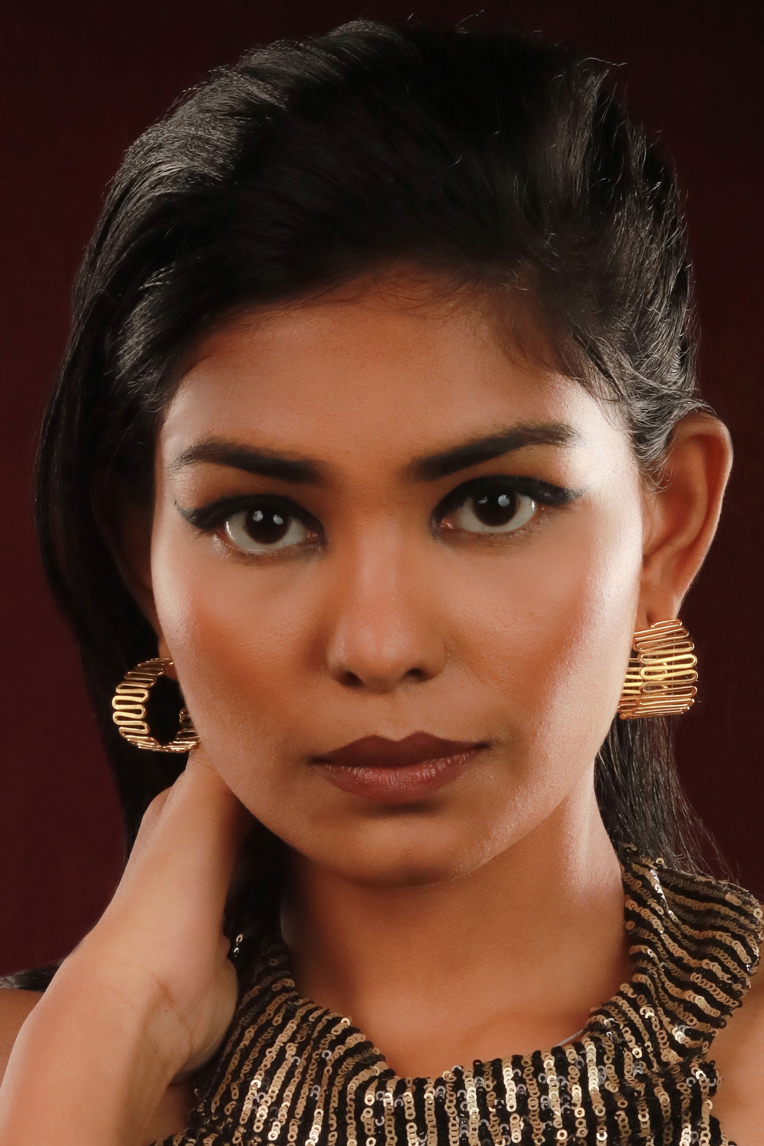 Zig Zag Pattern Hoops 