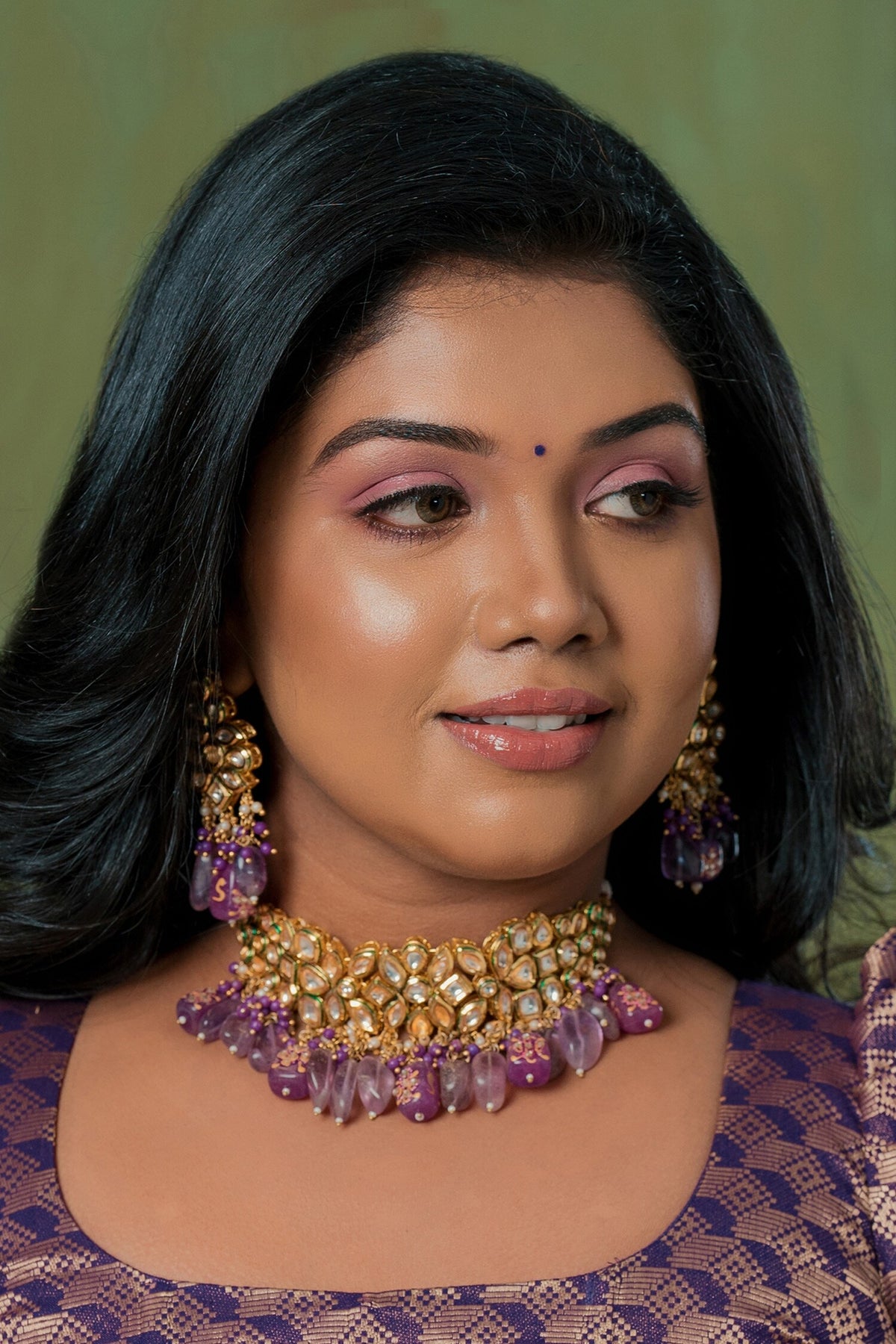 Bead Drop Choker Set 