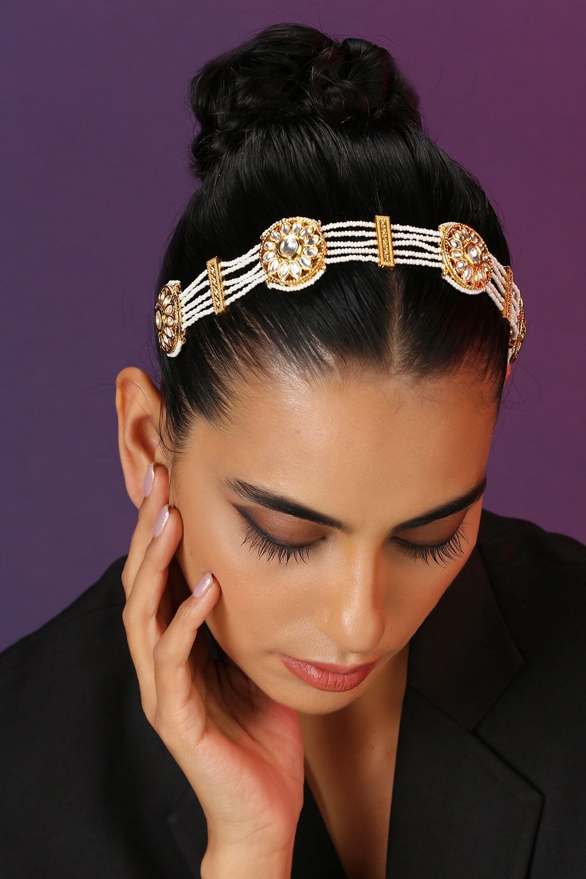 Kundan Embellished Mathapatti 