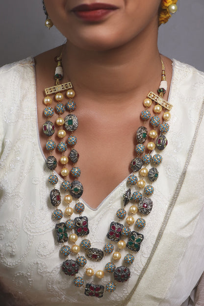 Layered Victorian Necklace Set 