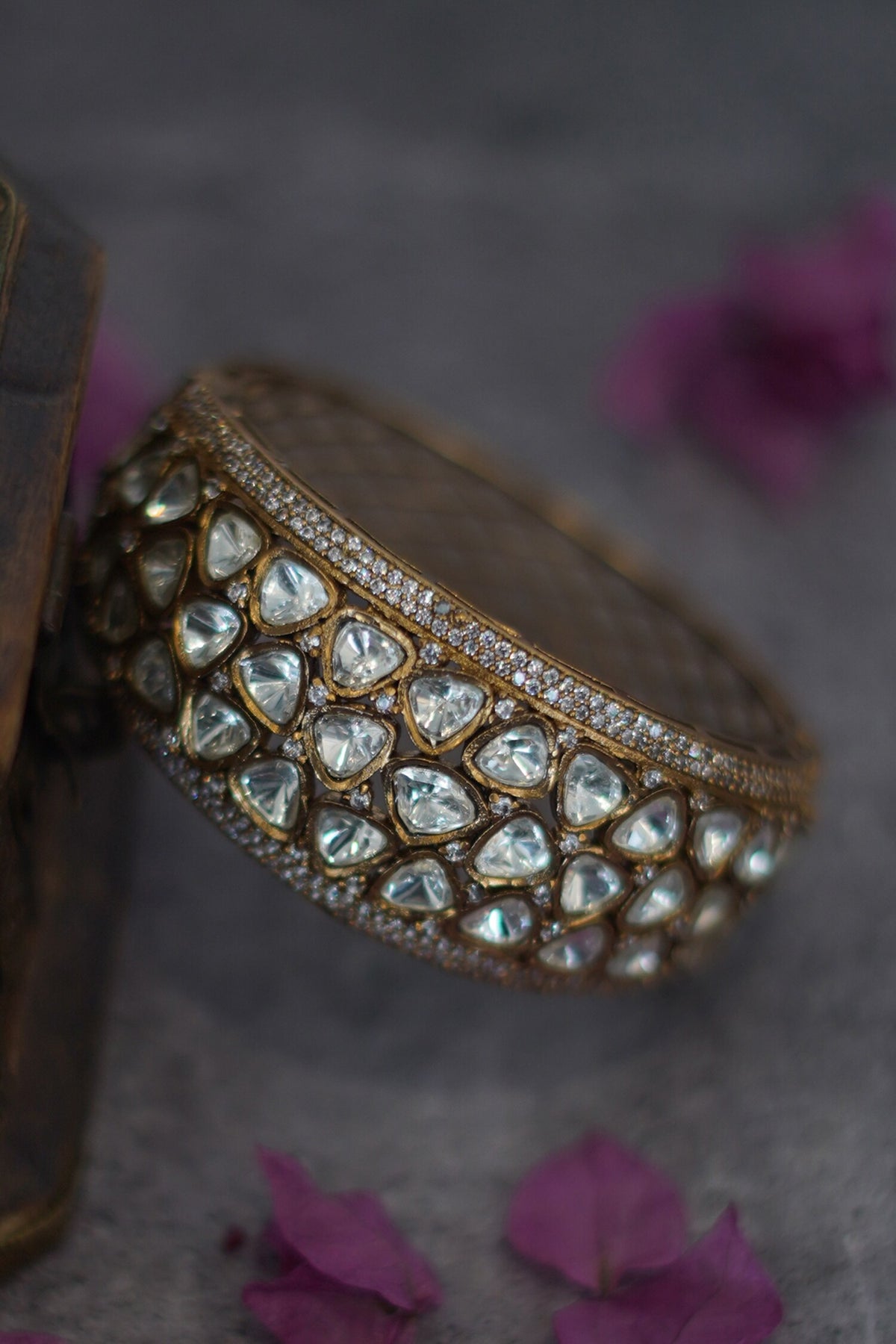 Victorian Polki Bangle 