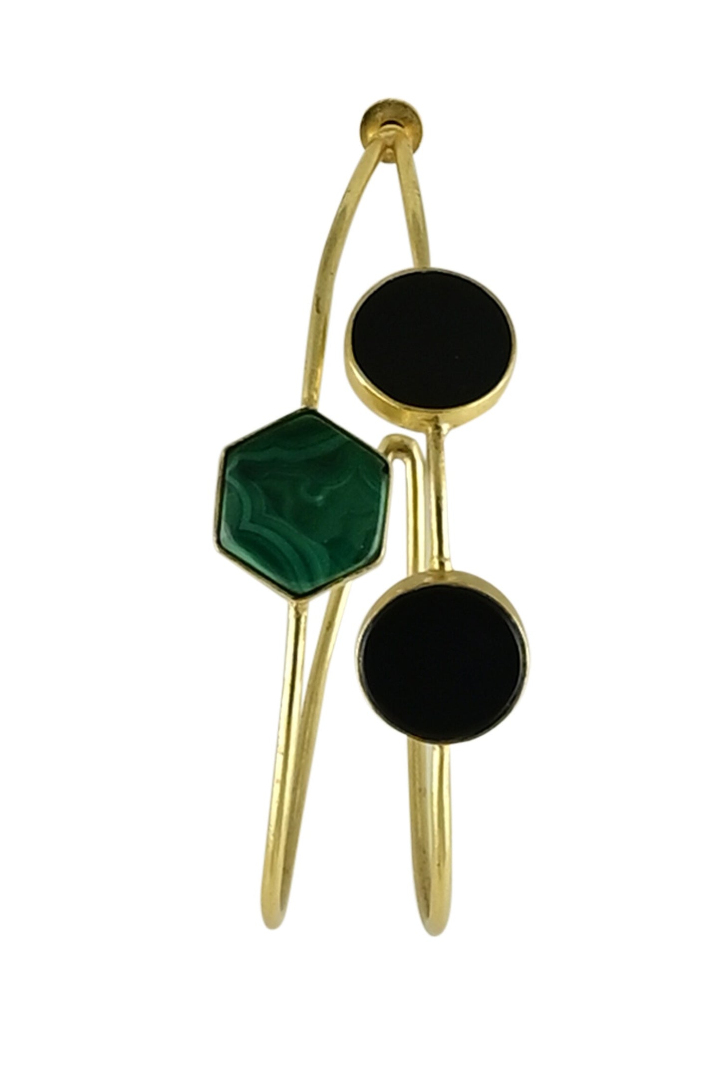 Arnia Stone Embellished Hoops 