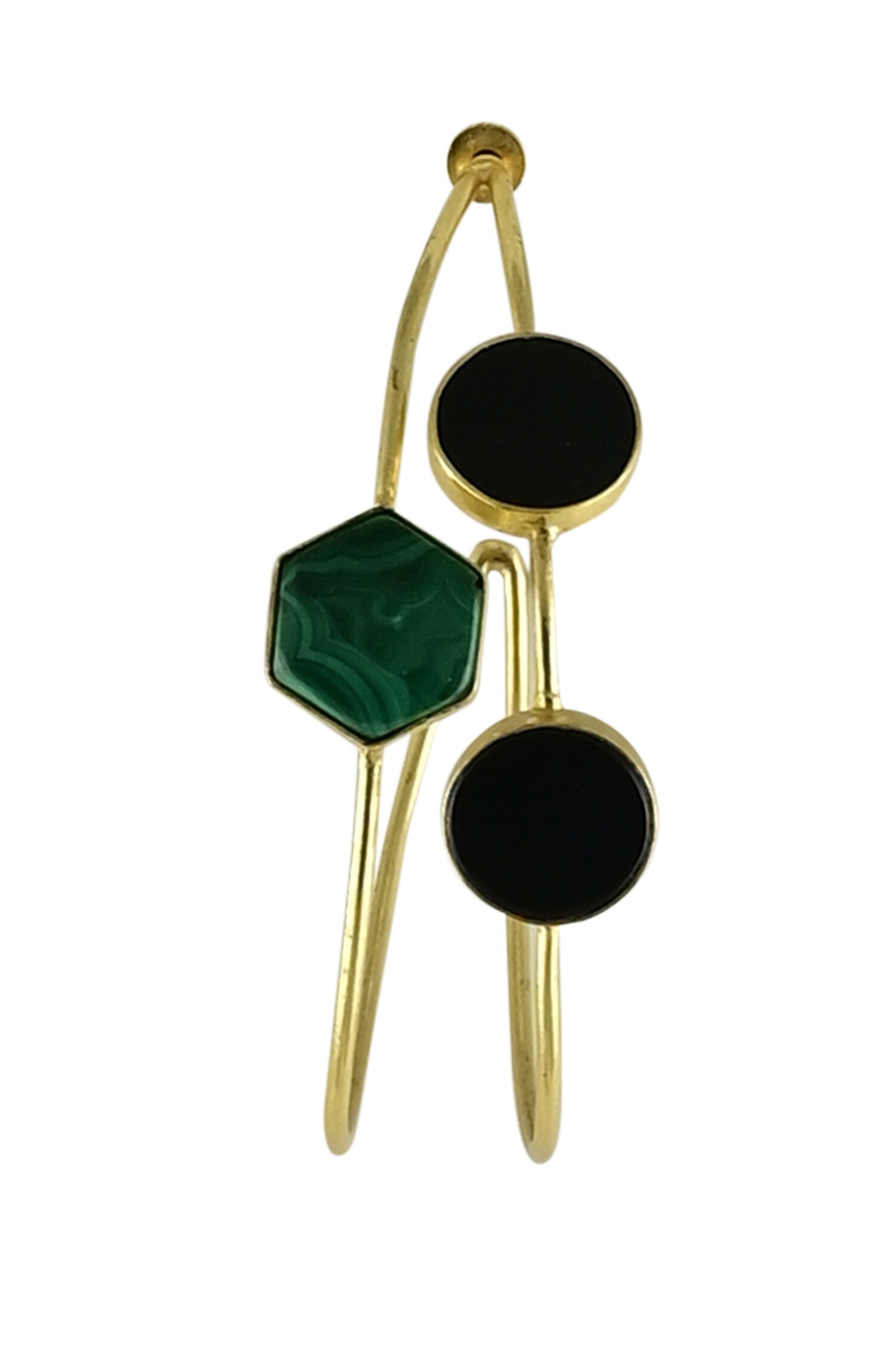 Arnia Stone Embellished Hoops 