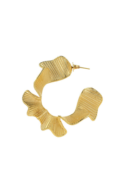 Wave Shaped Hoops 