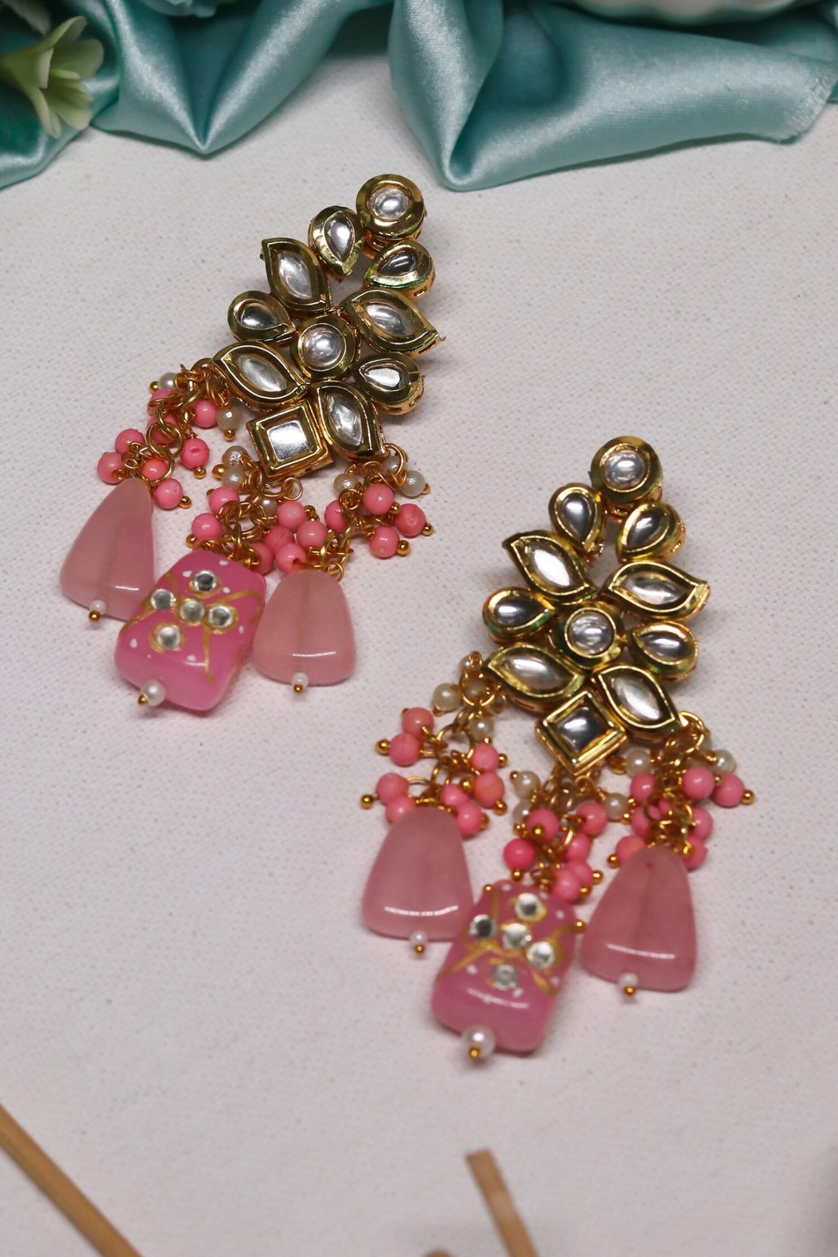 Kundan Embellished Danglers 