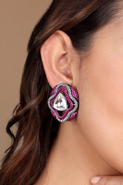 Quatrefoil Shaped Earrings 