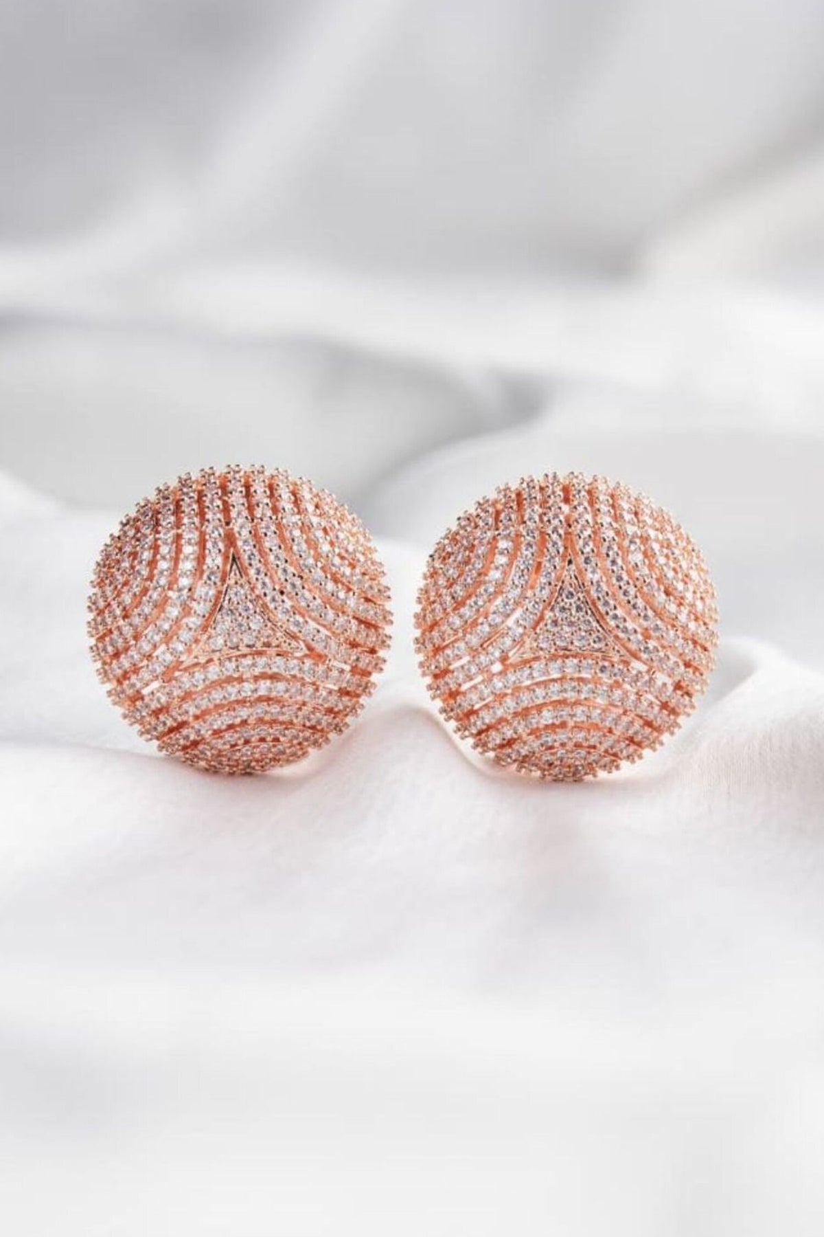 Cleopatra Handcrafted Ear Studs 