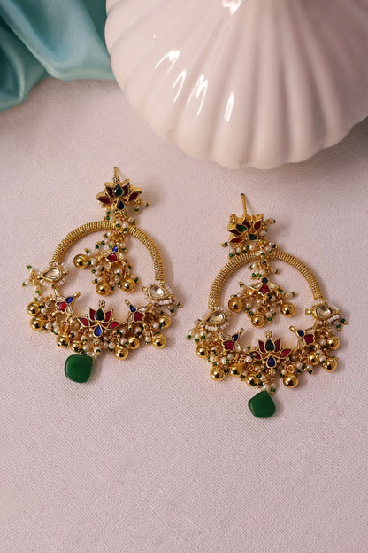 Kundan Embellished Earrings 