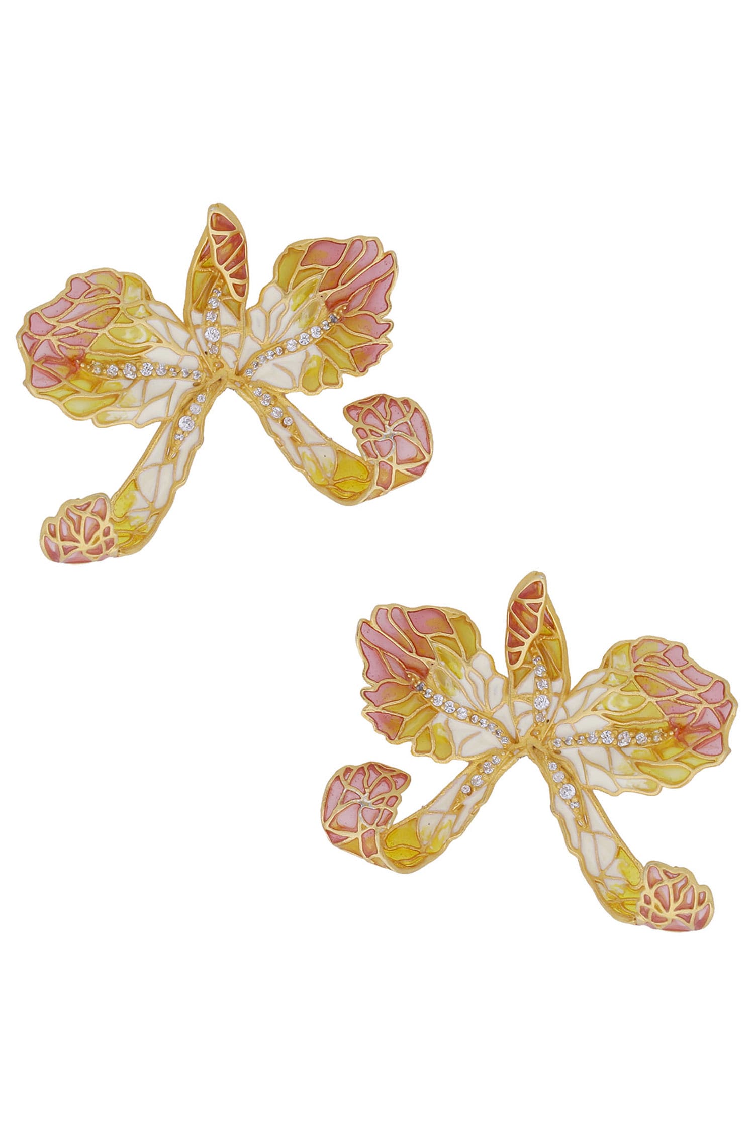 Handcrafted Floral Studs 