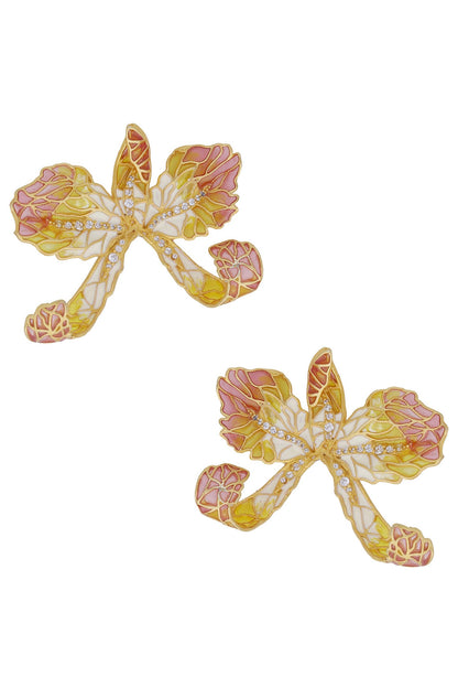 Handcrafted Floral Studs 