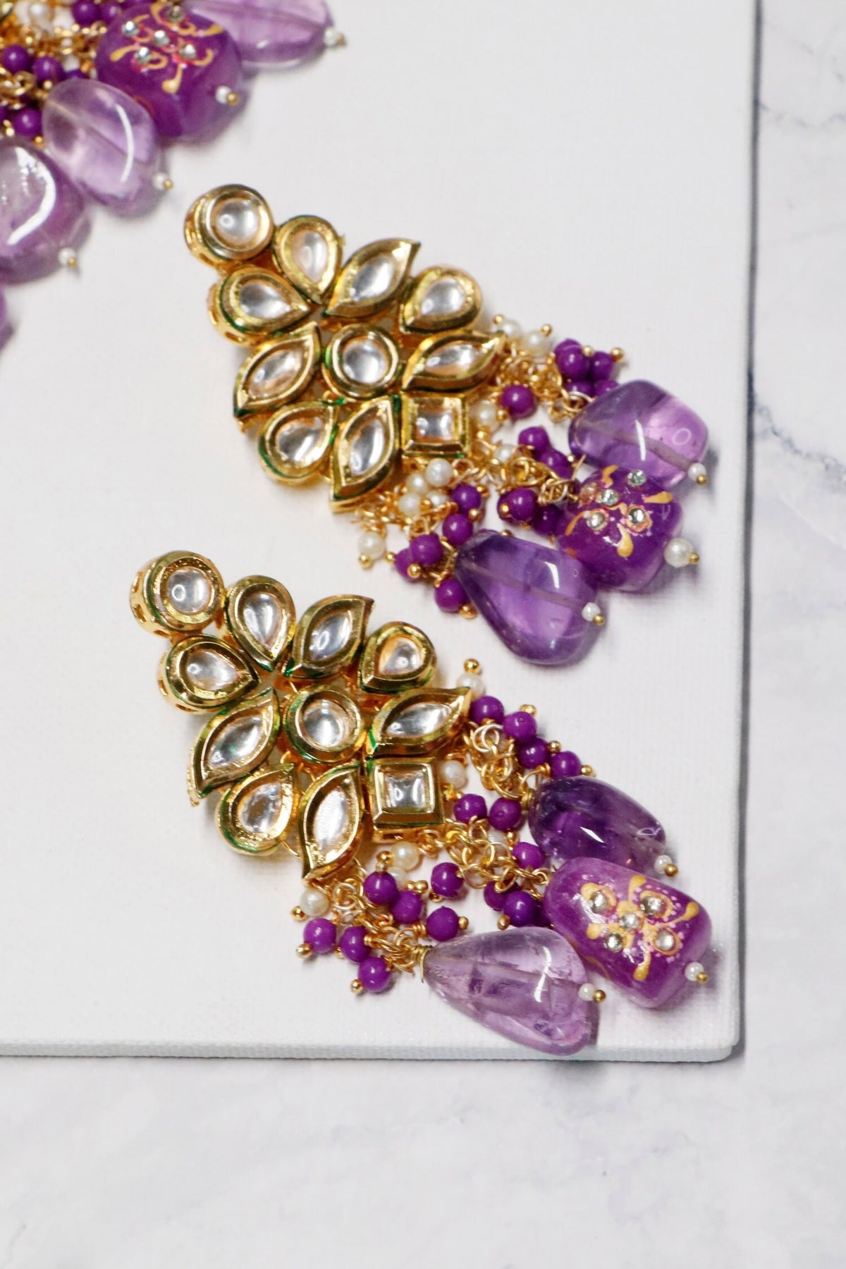 Bead Drop Choker Set 