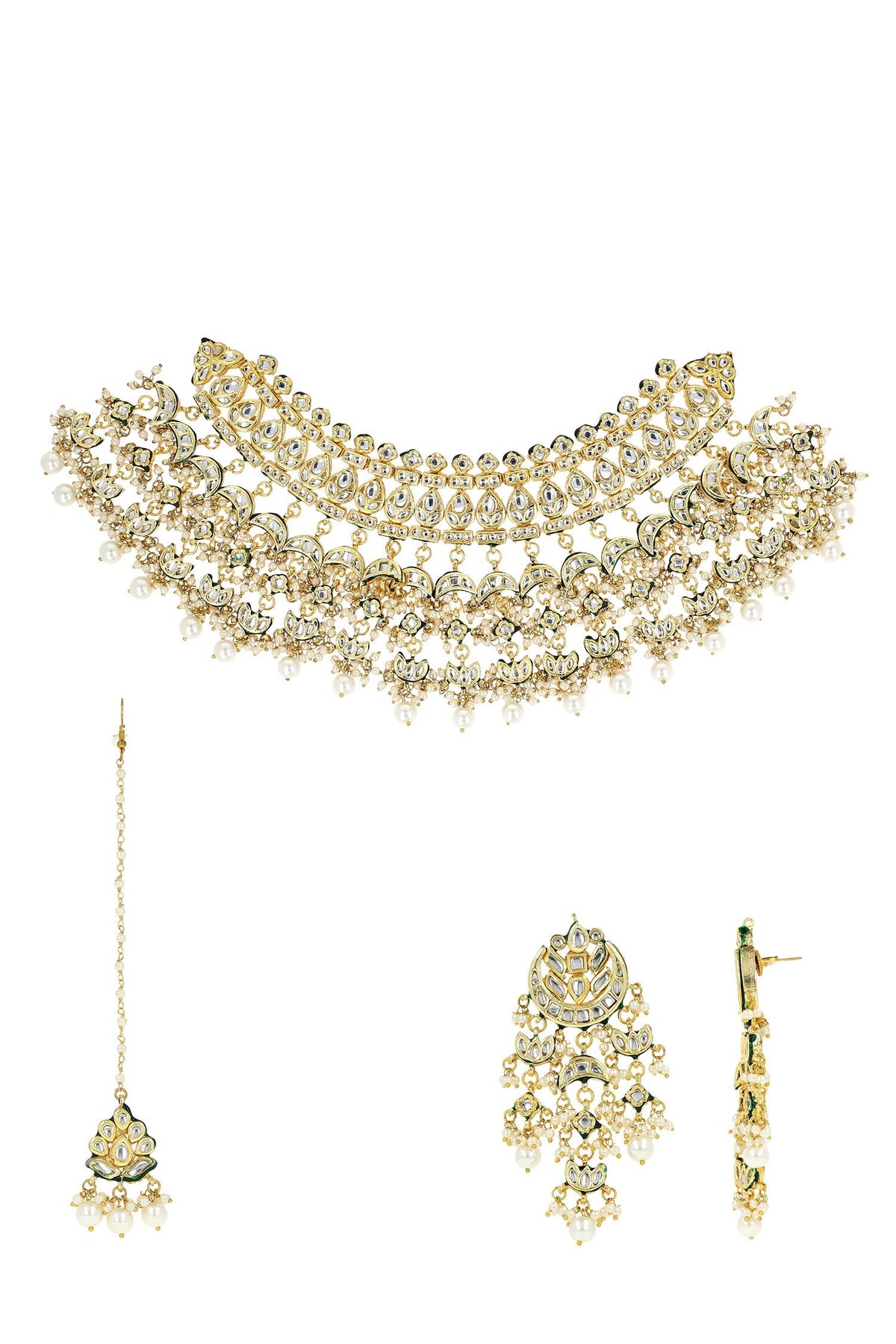 Multi Chand Choker Set 
