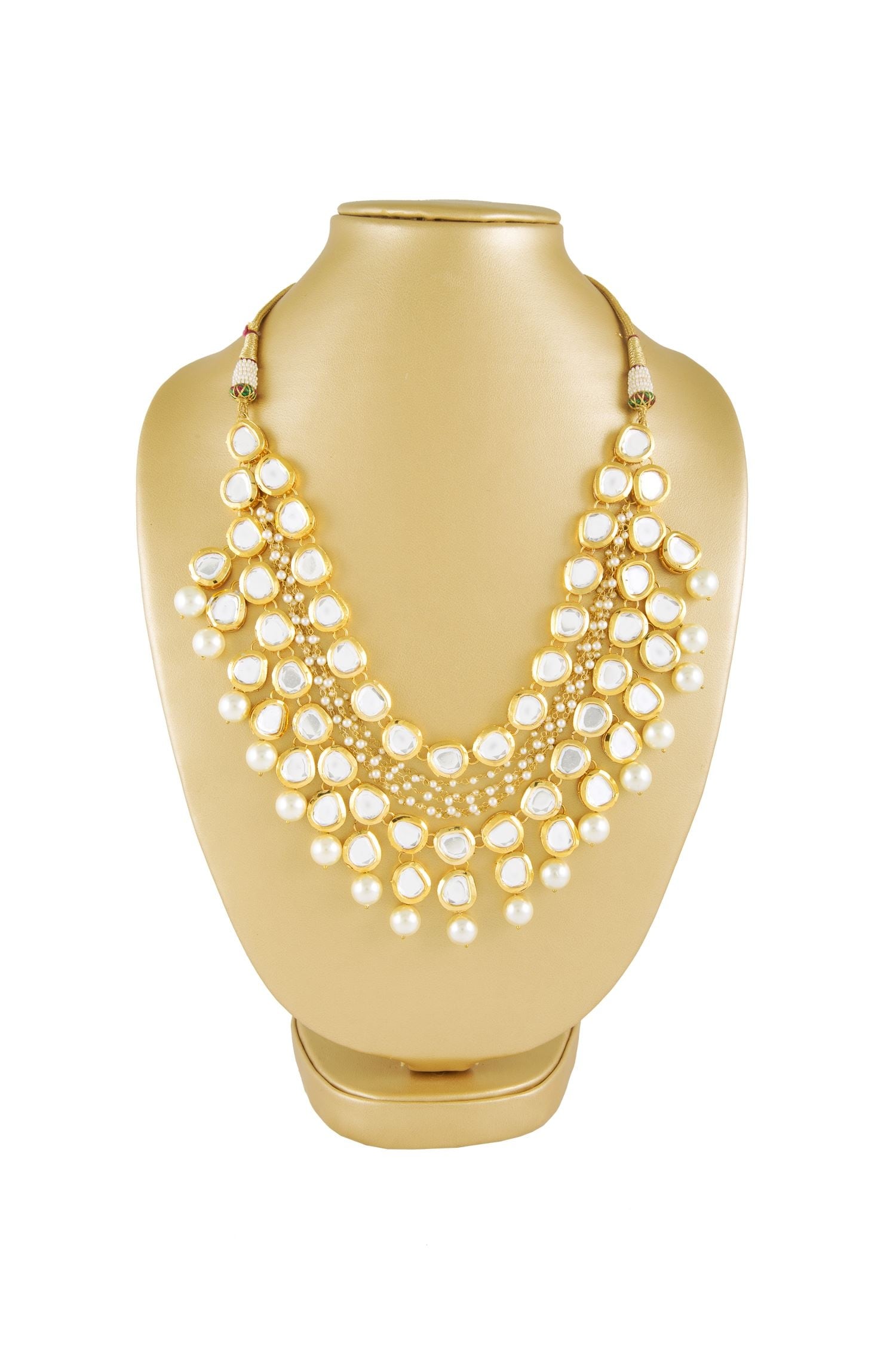 Kundan & Pearl Layered Necklace 