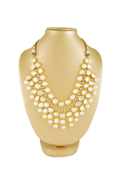 Kundan & Pearl Layered Necklace 