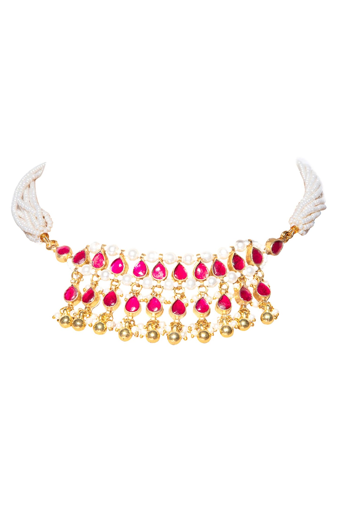 Kundan Pendant Necklace Set 