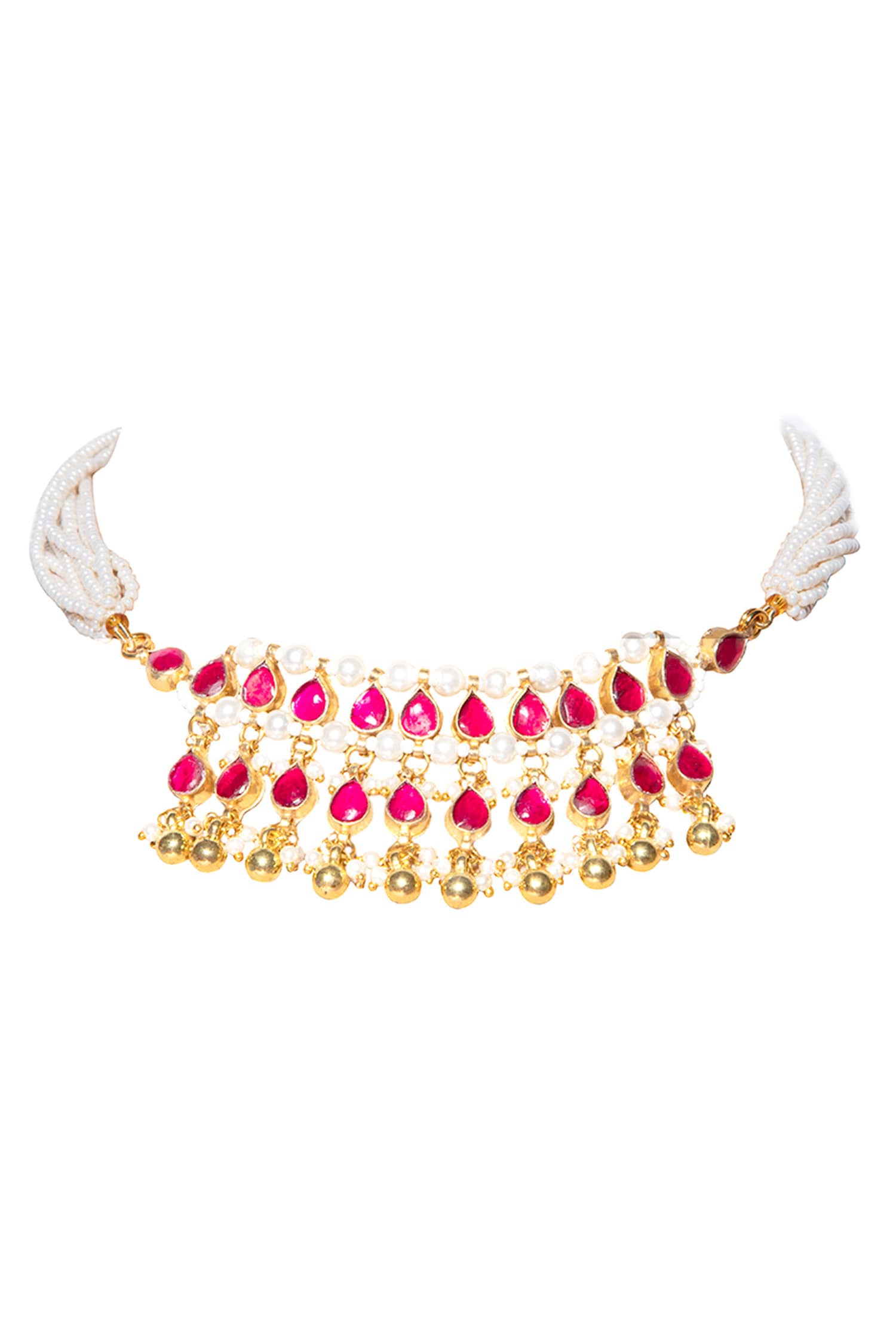 Kundan Pendant Necklace Set 