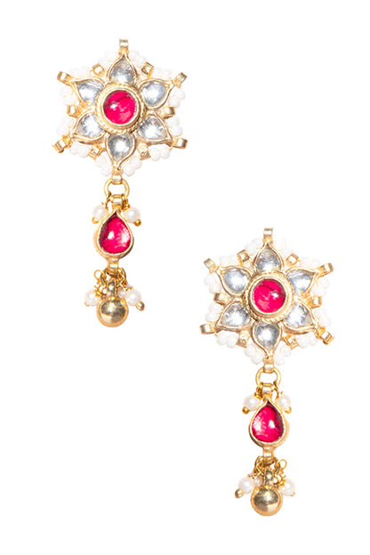 Kundan Pendant Necklace Set 