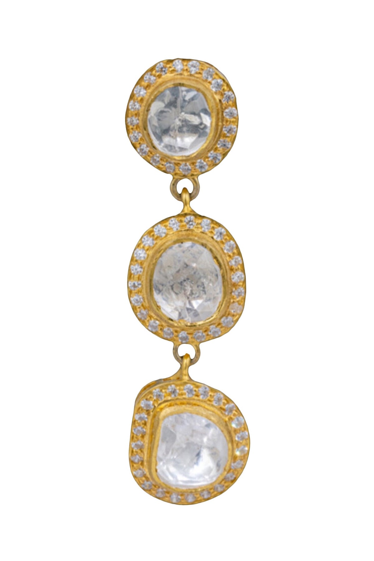 Ele Polki Embellished Earrings 