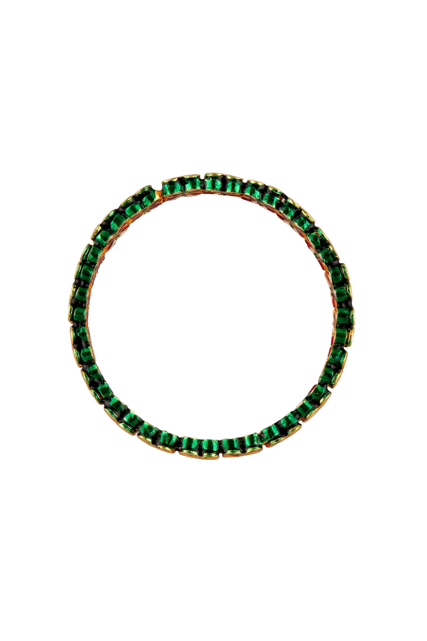 Gold Kundan Work Bangles Set 