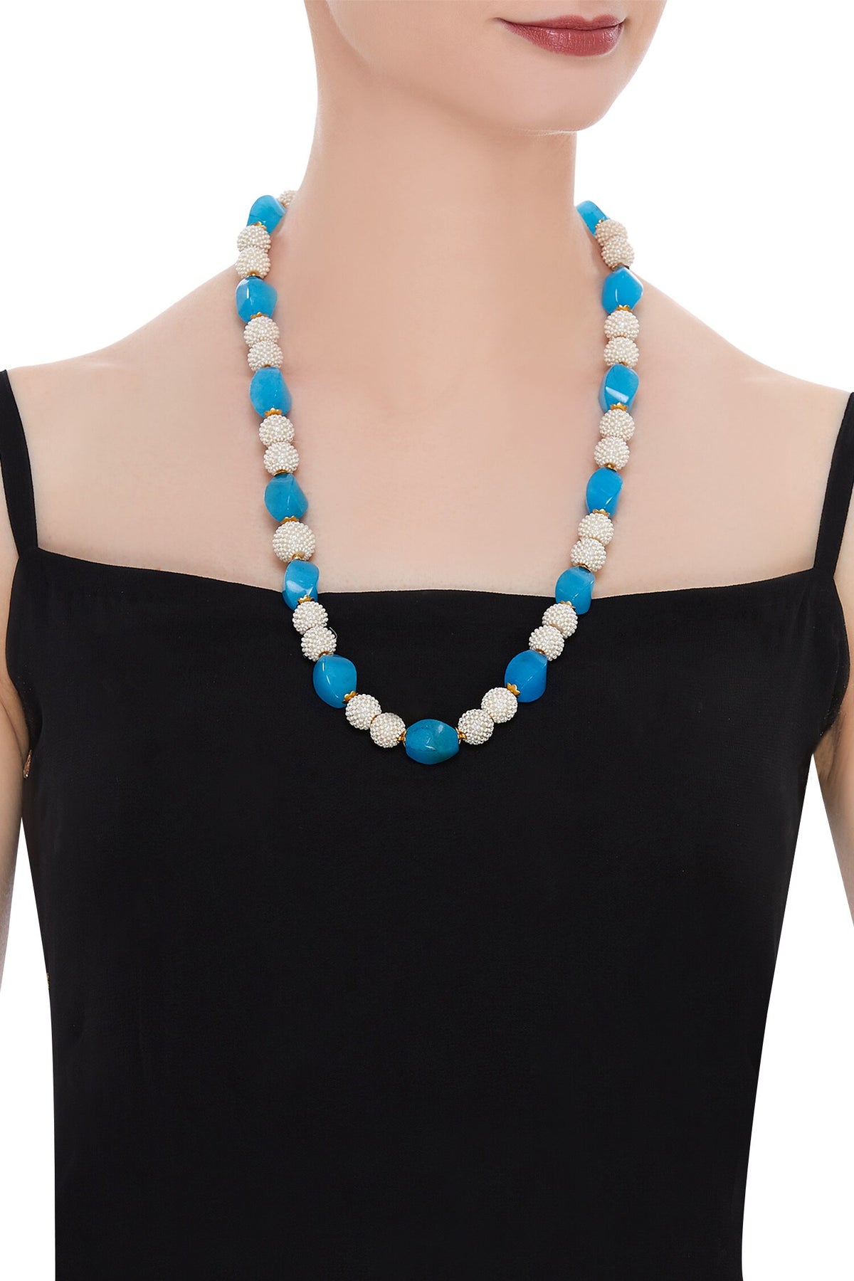 Bead Embellished Necklace 