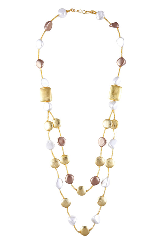 Double layer necklace 