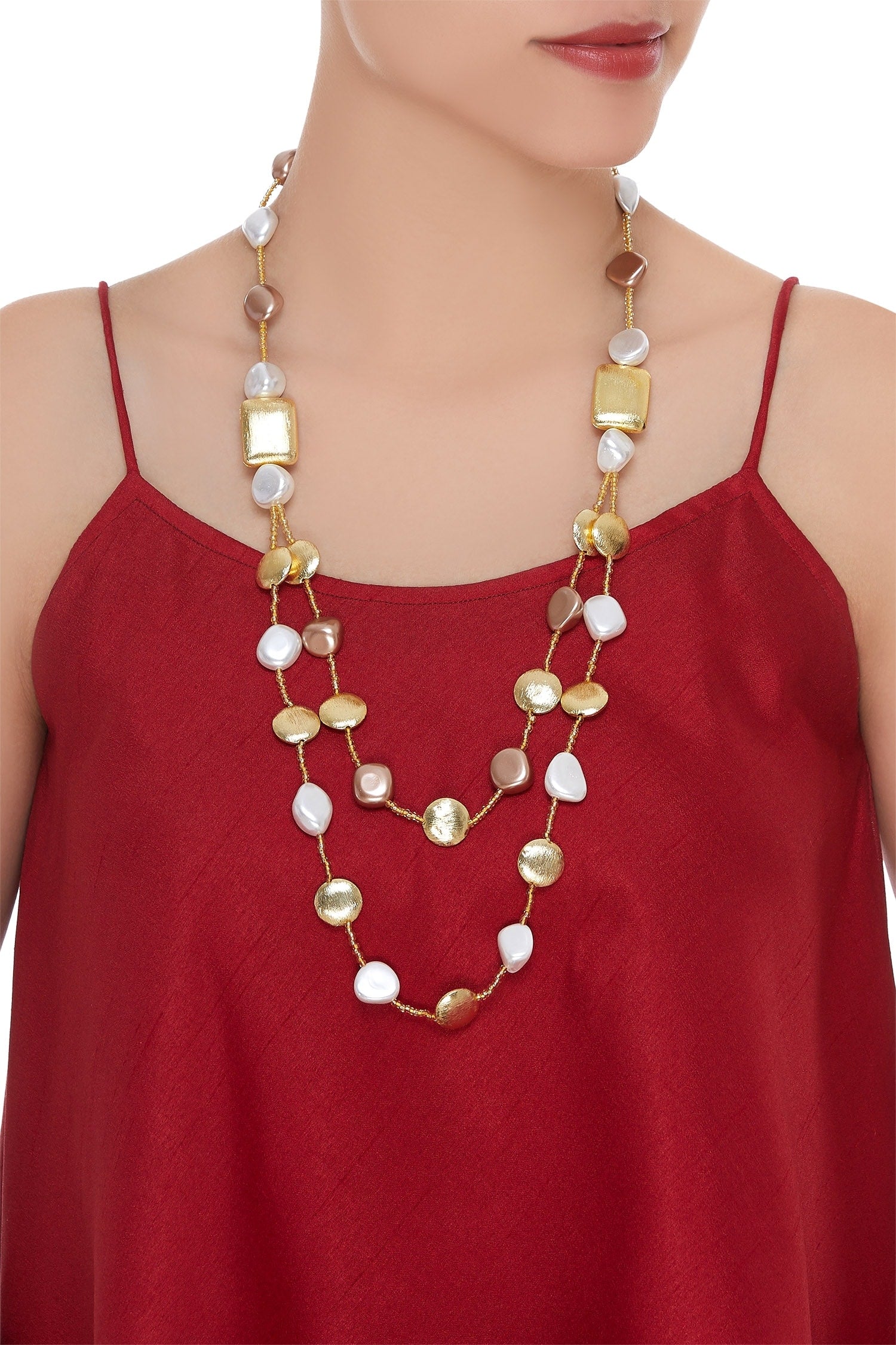 Double layer necklace 