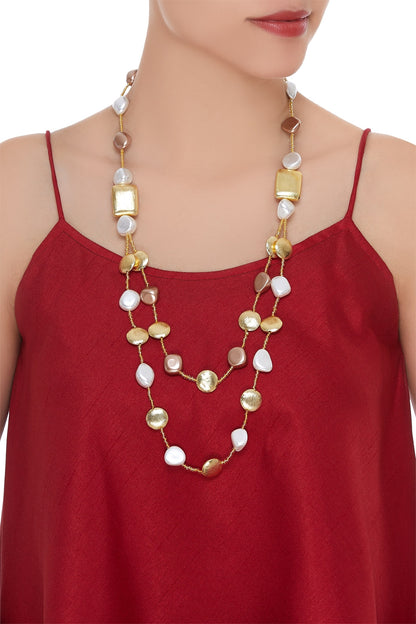 Double layer necklace 
