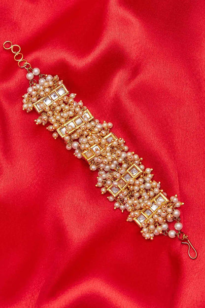 Pearl cluster bracelet 
