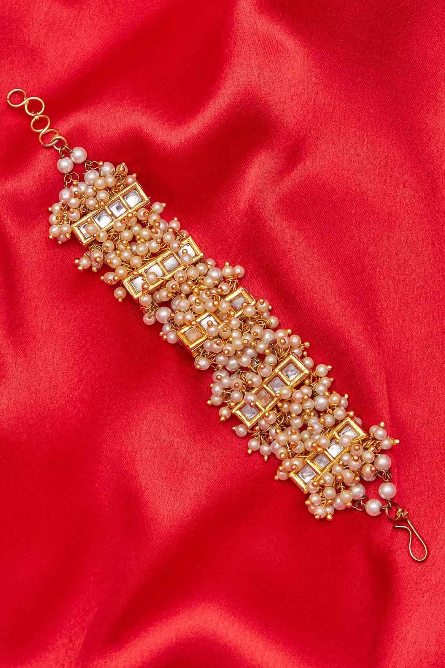 Pearl cluster bracelet 