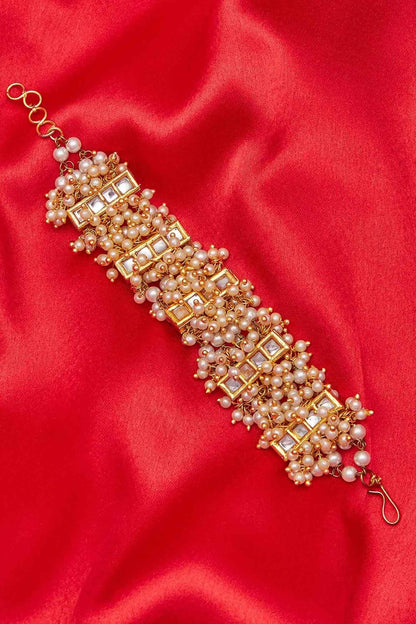 Pearl cluster bracelet 