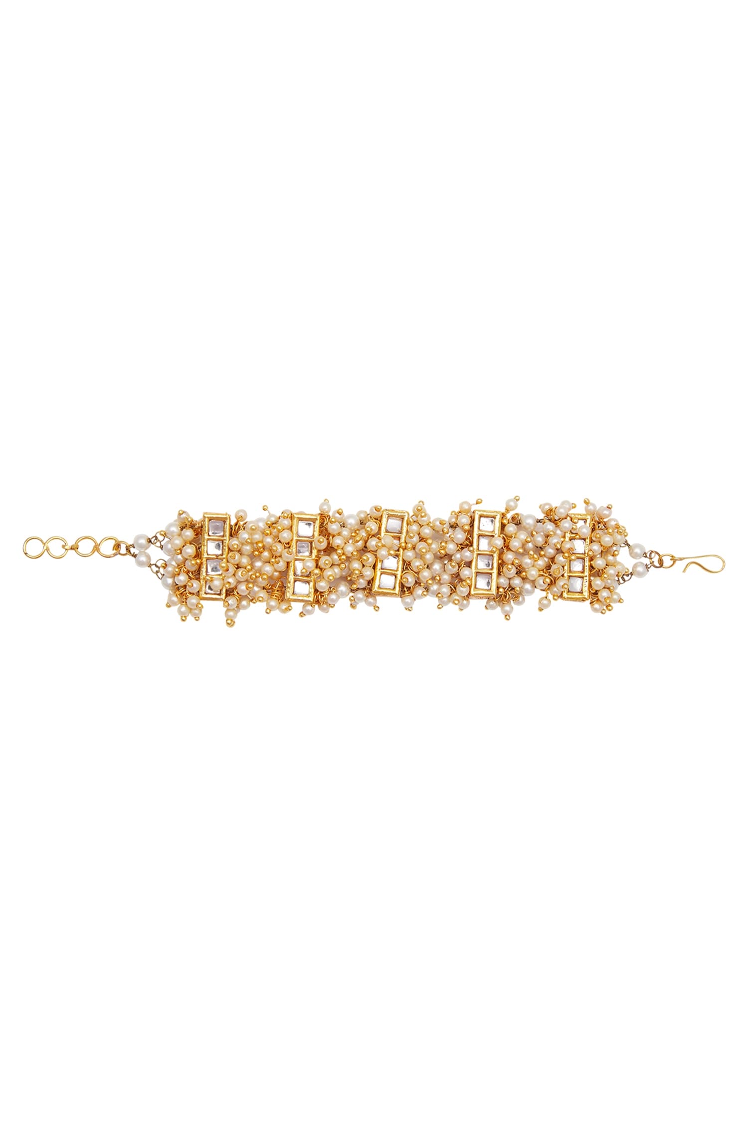 Pearl cluster bracelet 