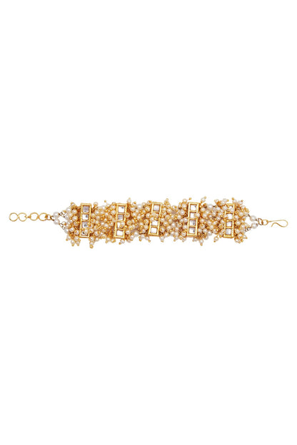 Pearl cluster bracelet 