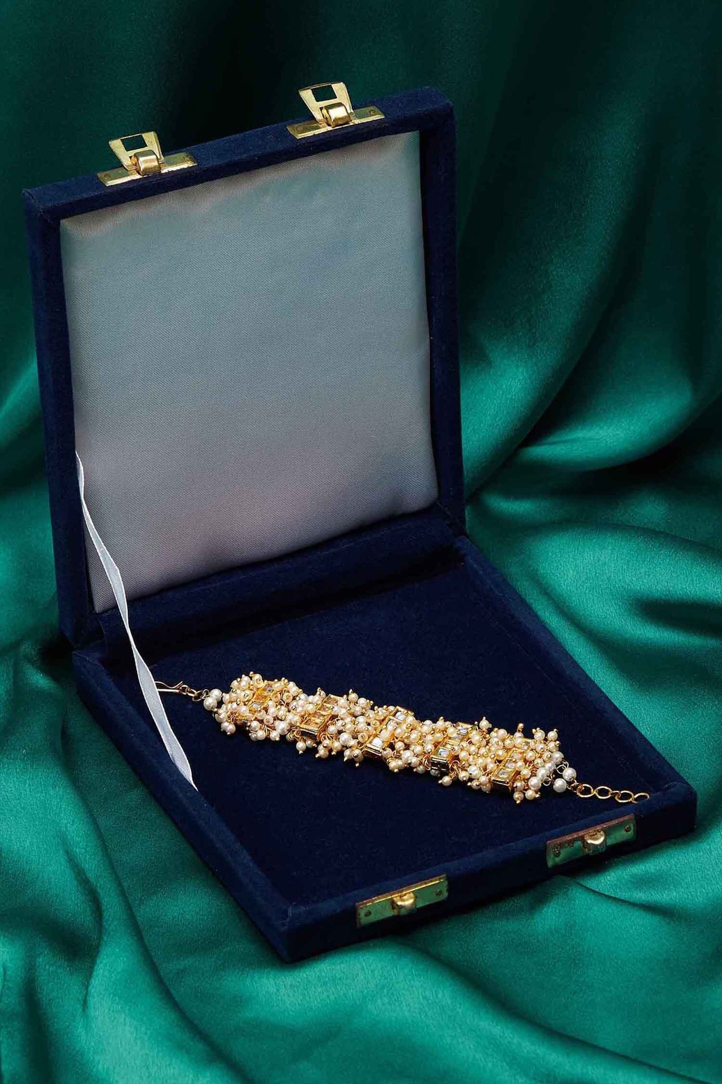 Pearl cluster bracelet 