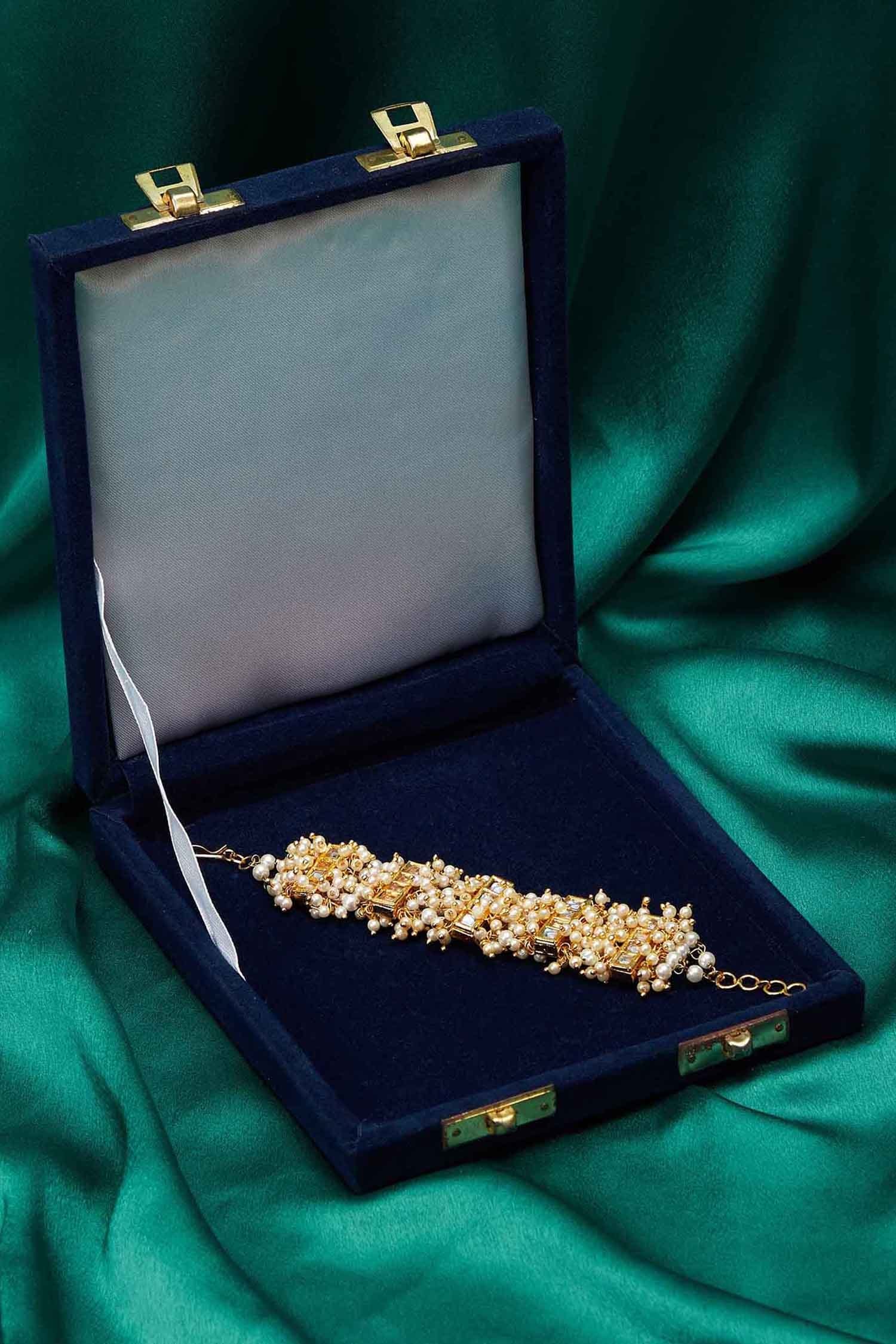 Pearl cluster bracelet 