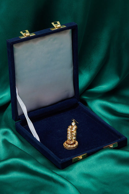 Kundan chandbali maangtikka 