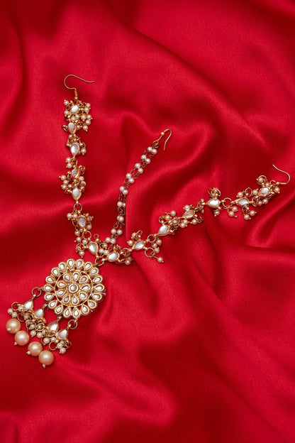 Floral Tiered Maangtikka 
