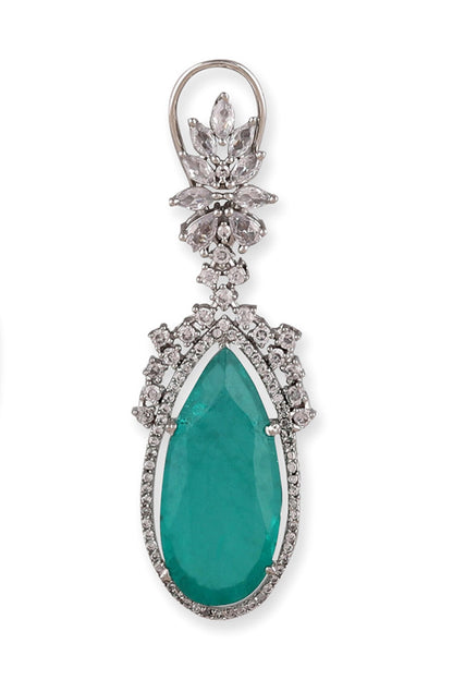Stone Embellished Dangler Earrings 