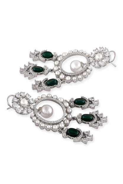 Stone Drop Dangler Earrings 