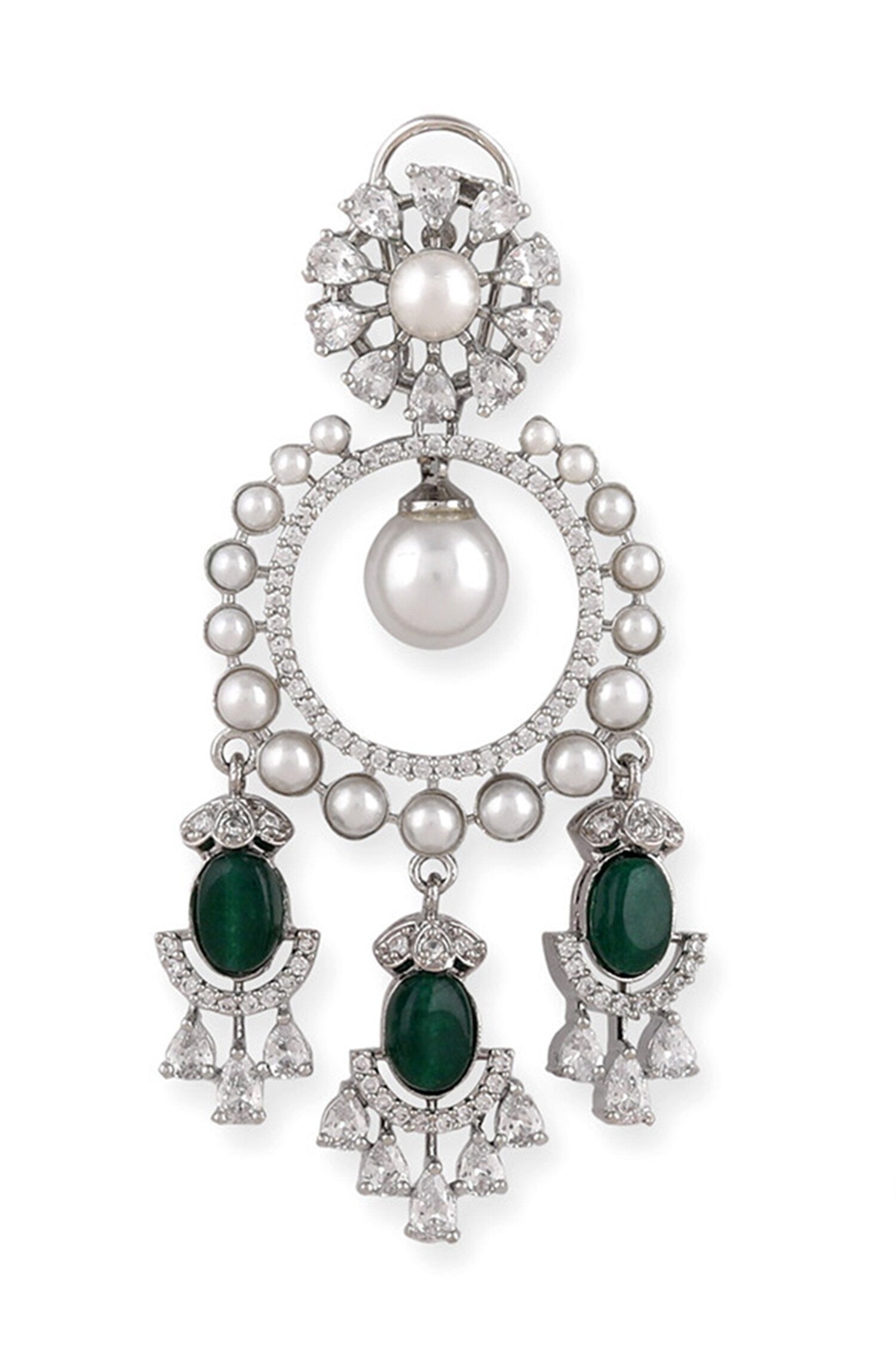 Stone Drop Dangler Earrings 