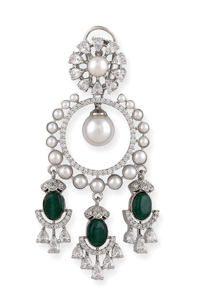 Stone Drop Dangler Earrings 
