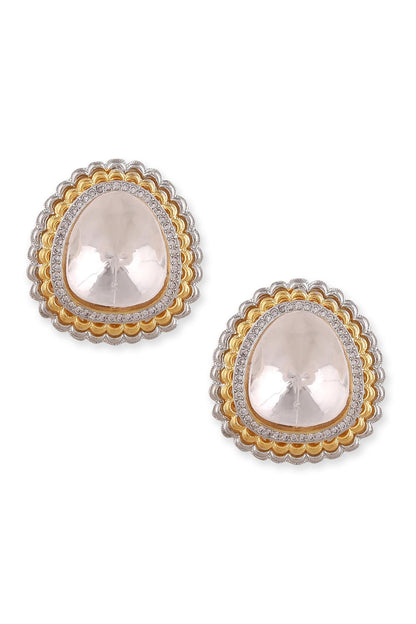 Kundan Embellished Stud Earrings 