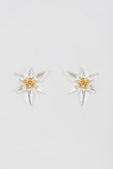 Gold Finish Stud Earrings