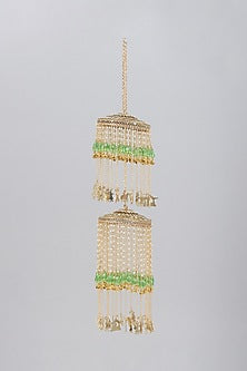 Gold Finish Double Layered Kaleeras