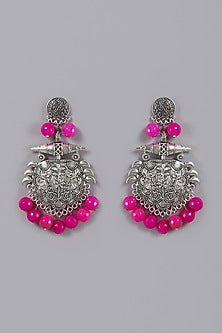Oxidised Finish Dangler Earrings