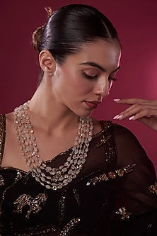 Gold Finish Beaded Mala