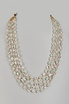 Gold Finish Beaded Mala