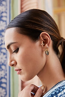 Gold Plated Adra Stud Earrings